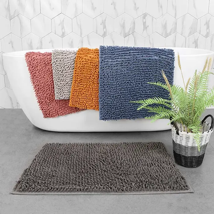Tapis de bain en Chenille