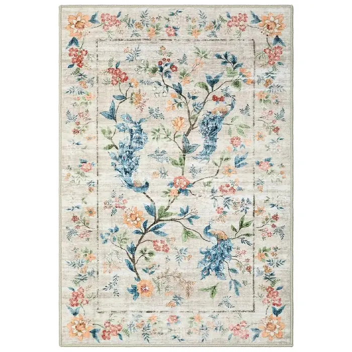 Tapis de salon, tapis de chambre à coucher, lavable en machine, pliable, antidérapant, noir, imprimé