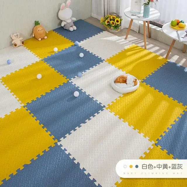 Tapis de jeu en mousse pour bébé, 16 pièces, tapis de Puzzle pour enfants, carreaux d'exercice imbri