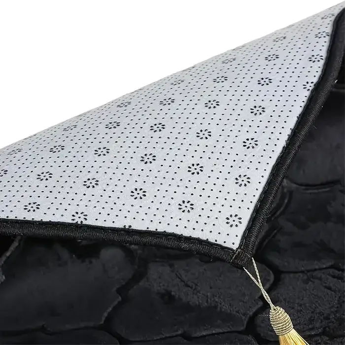 Tapis de prière épais avec glands