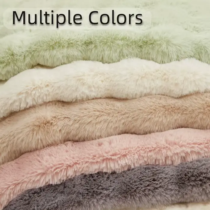 Tapis en Faux lapin pour chambre à coucher
