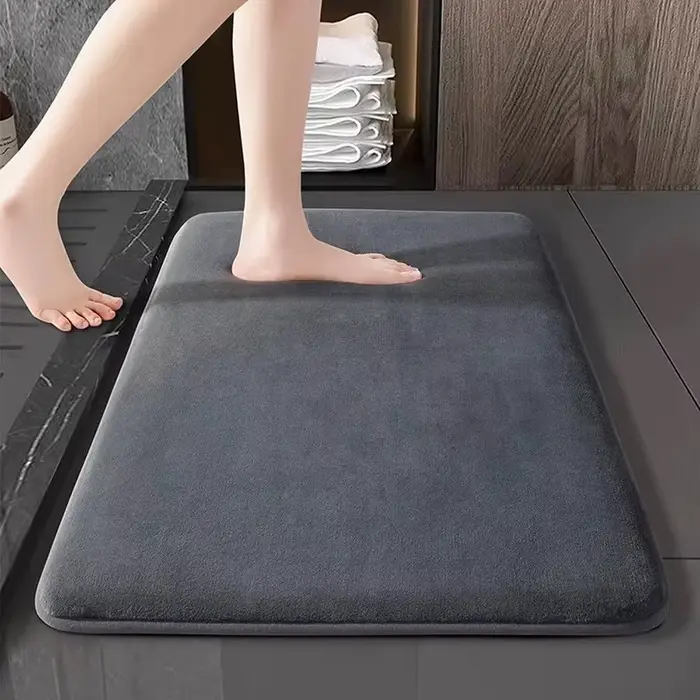 Tapis de sol super absorbant, tapis de bain super absorbant, tapis de salle de bain antidérapant en 