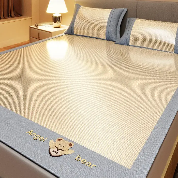 Tapis rafraîchissant en fibre de bambou pour l'été