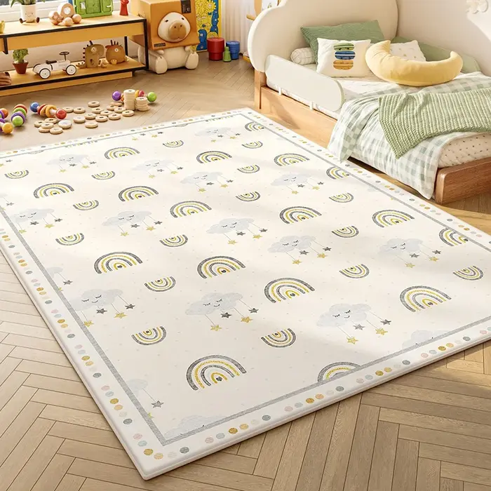 Tapis de salon antidérapant imperméable résistant à l'usure