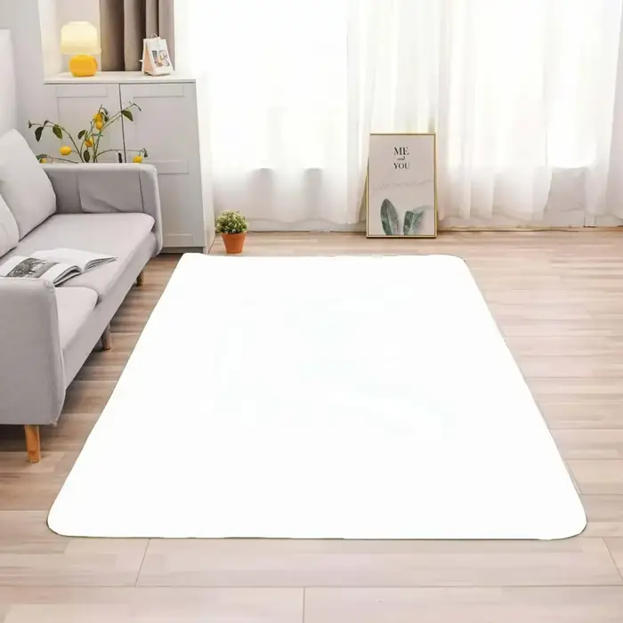 Tapis de salon bleu sarcelle et doré à motifs papillon grecs