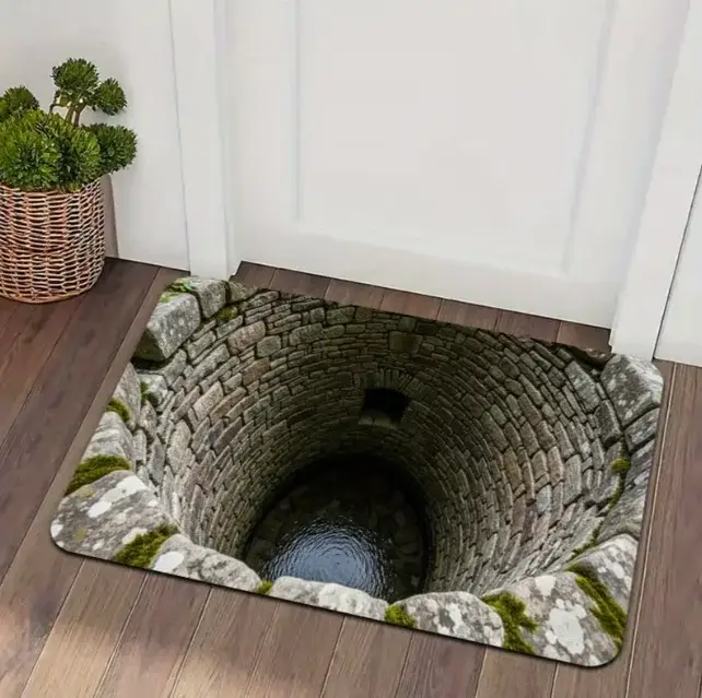 Tapis d'entrée de gamme en pierre pour Abyss sans fin