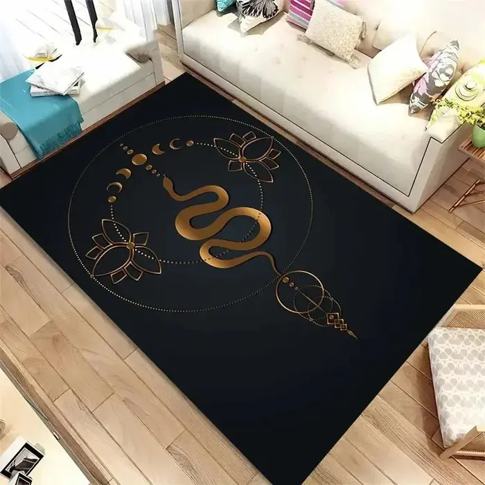 Tapis de sol motif tarot, décoration de porte, maison, salon