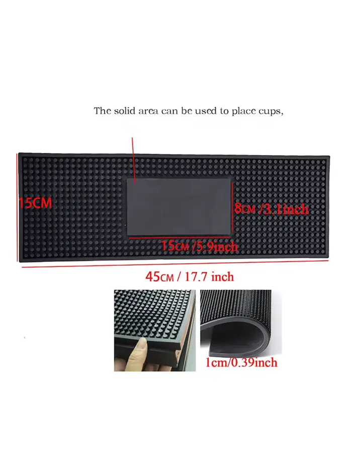 1 pièce Tapis de bar personnalisé