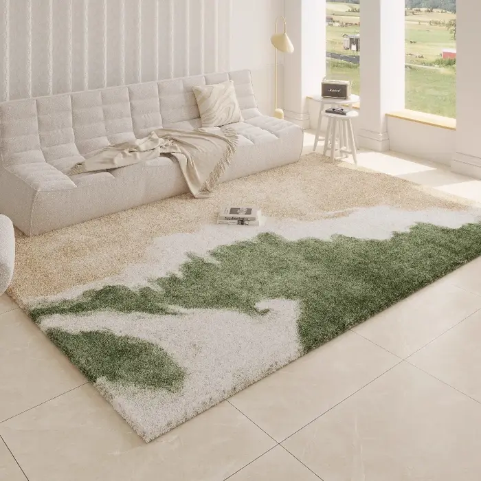 Tapis de sol épais et lavable de Style moderne pour chambre à coucher