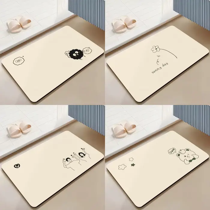 VIKAMA – tapis de salle de bain en diatomite