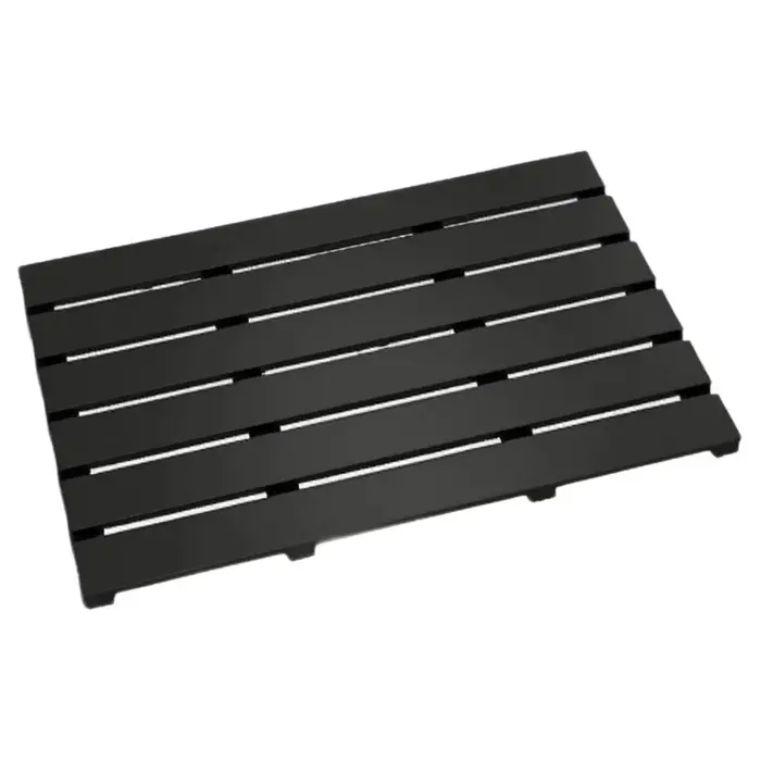 Tapis de bain en bambou imperméable pour intérieur et extérieur