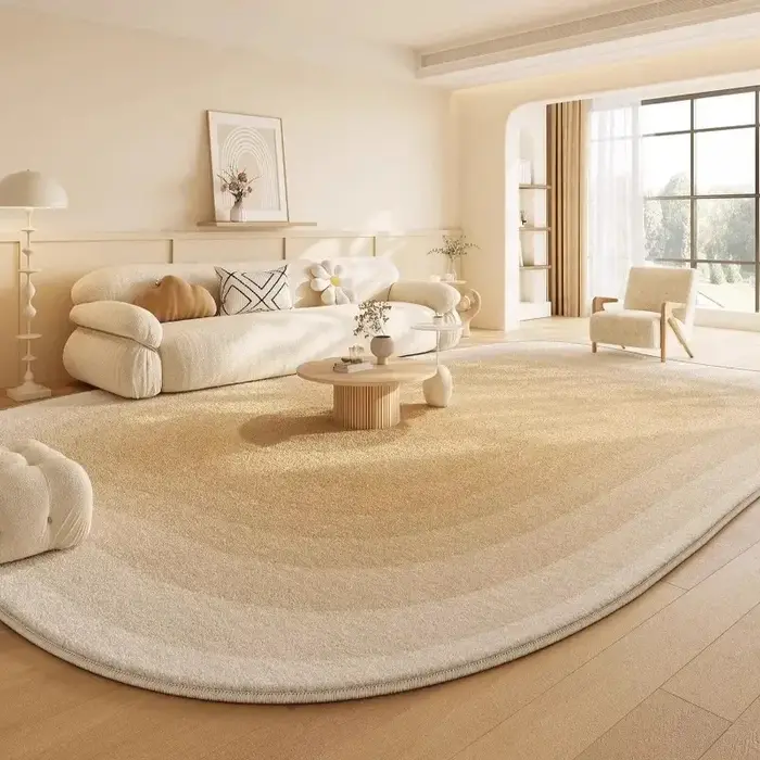 Tapis de sol doux et moelleux pour salon