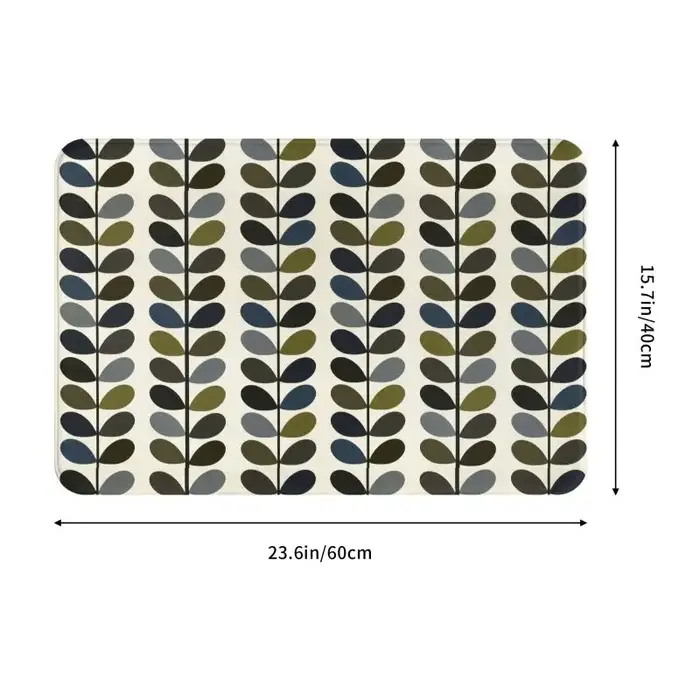 Orla Kiely-Tapis de porte d'entrée moderne du milieu du siècle