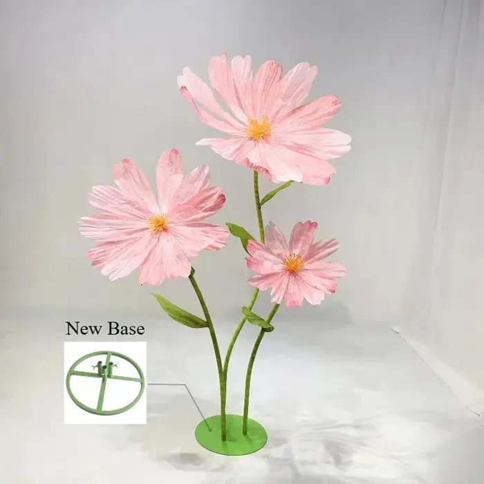 Fleurs artificielles géantes en papier, 180cm, marguerite, décoration de mariage, fournitures de fêt