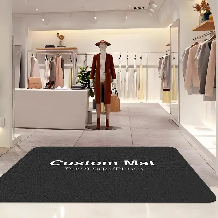 Paillasson personnalisé tapis de bienvenue antidérapant pour immeuble de bureaux entrée boutique restaurant hôtel bar