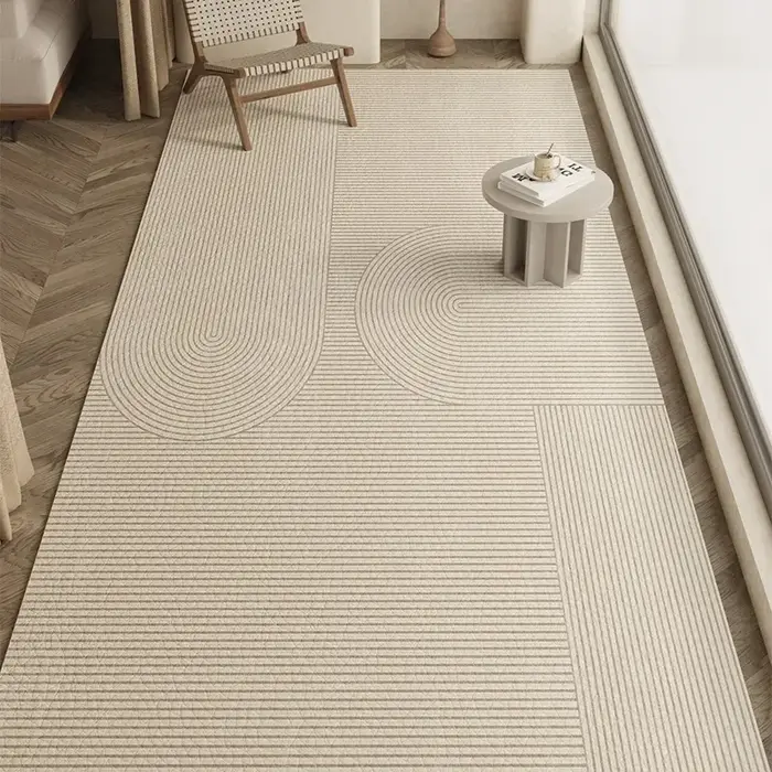 Tapis de sol de balcon en PVC, imperméable, en cuir, antidérapant, japonais, décoration de la maison