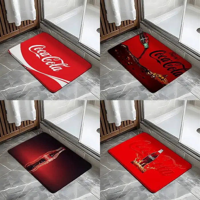 C-Coca c-cola tapis de sol salle de bain