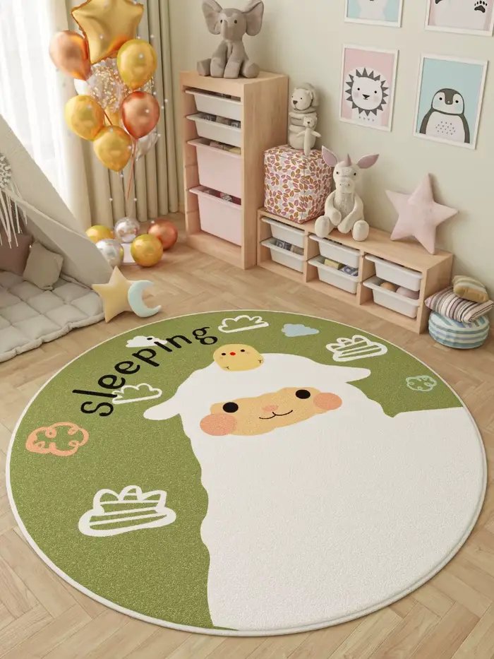 Tapis ronds adorables pour chambre d'enfant