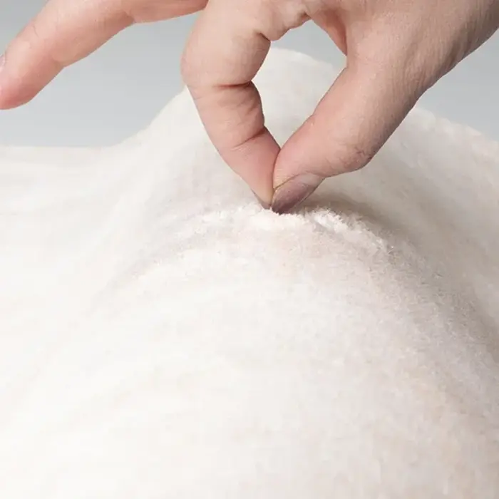 Dopamine-Tapis en peluche rose de forme irrégulière