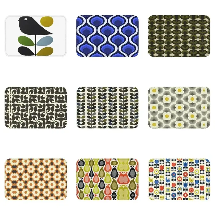 Orla Kiely-Tapis de porte d'entrée moderne du milieu du siècle