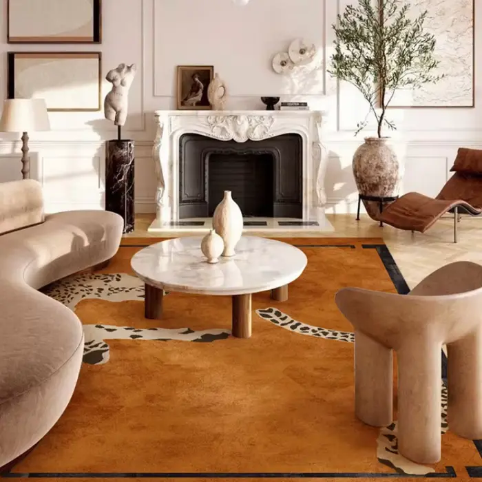 Tapis léger de luxe pour salon