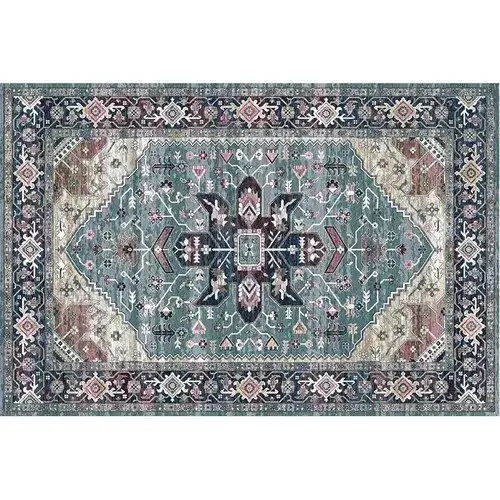 Tapis de Style ethnique rétro pour salon, décoration de chambre à coucher, antidérapant, lavable, pour porche, salle à manger, salon