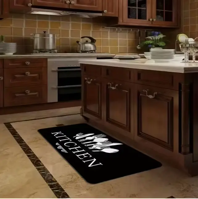 Tapis de cuisine doux, tapis de sol doux, pour course à pied, salon, chambre à coucher, couloir de c