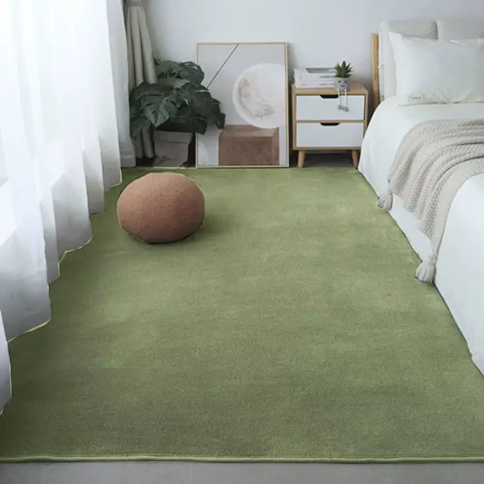 Grand tapis en velours de corail pour décoration de maison