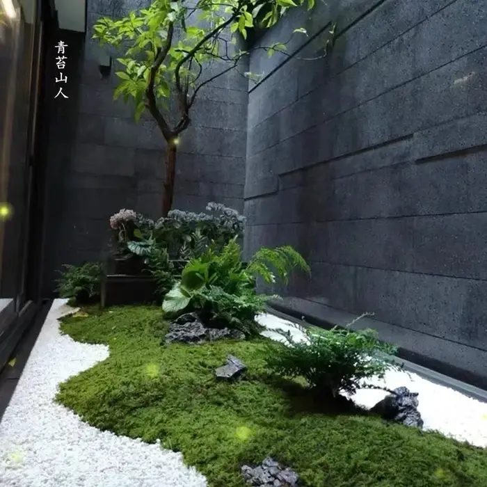 Gazon en Mousse Artificielle pour Décoration d'Extérieur