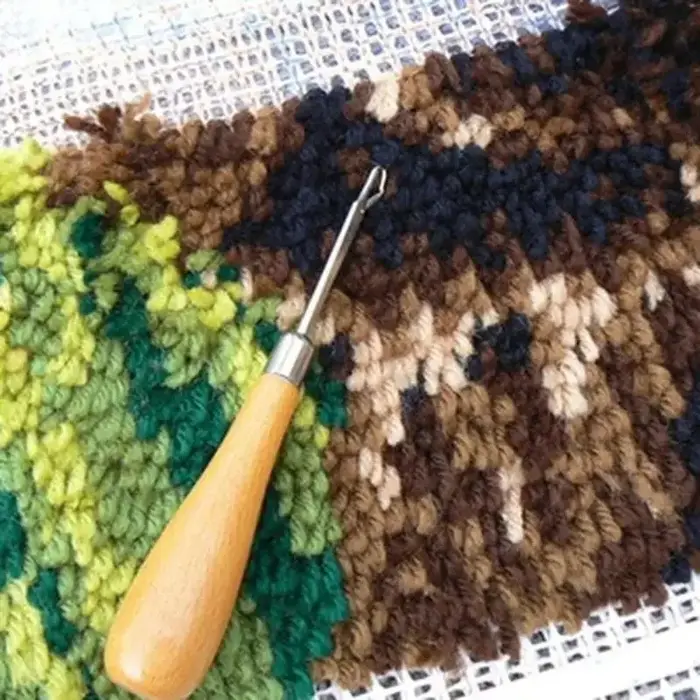 Crochet tapis vierge 100x150cm