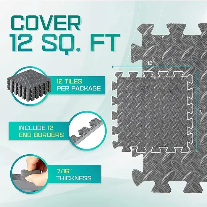 Tapis de Fitness Puzzle 4 ~ 20 pièces
