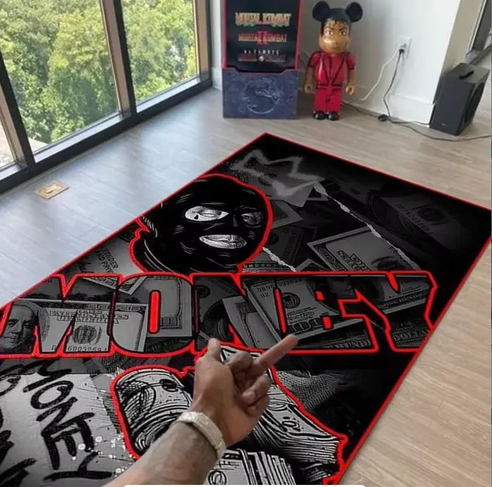 Tapis Vintage Design Dollar