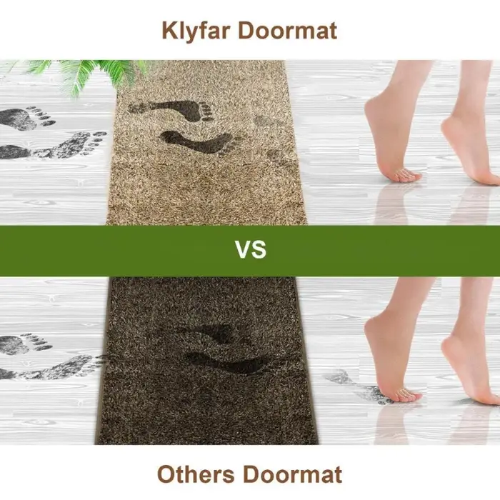 Tapis de porte super absorbant en microfibre