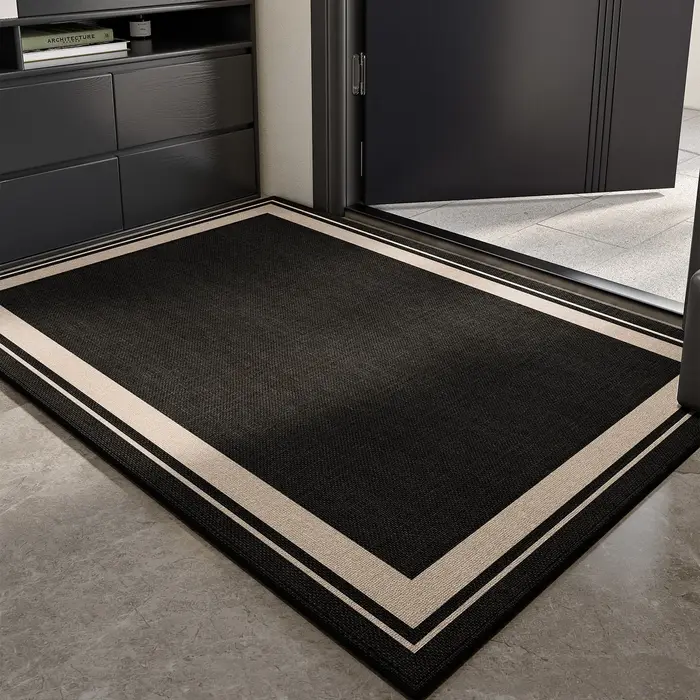 Paillasson d'entrée Tapis de zone de pièce intérieure extérieure pour chambre couloir salon