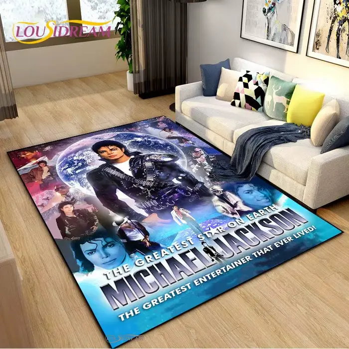 Michael j-jackson tapis pour salon canapé Table chambre