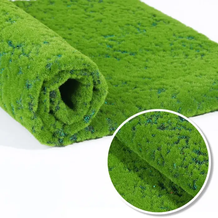 Tapis d'herbe extérieur bricolage faux mousse gazon