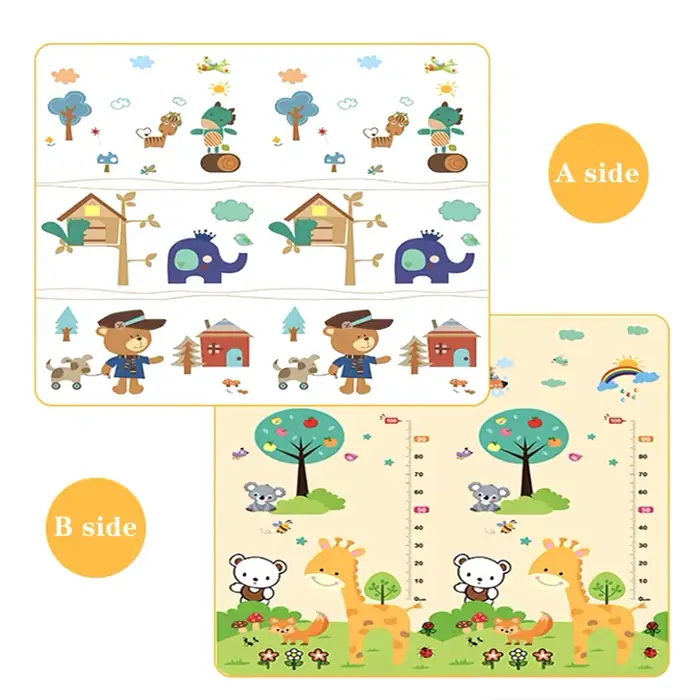 Tapis de jeu pour ramper 200x180/180x150/180x120cm