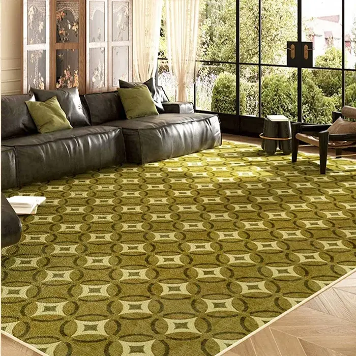Tapis en Cachemire Lavable à la Machine Non-ALD