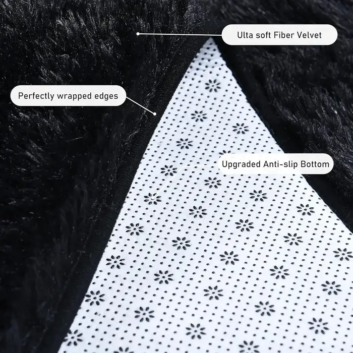 Grand tapis de salon imperméable et antidérapant
