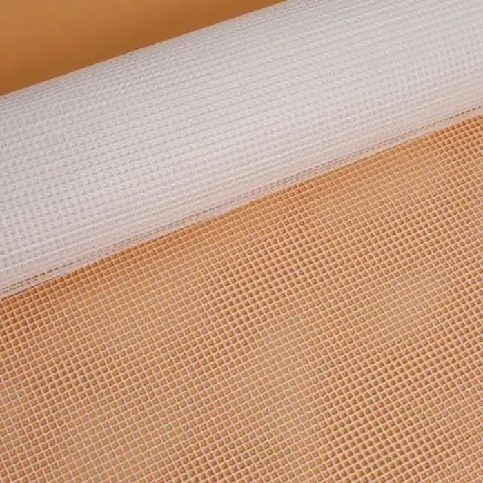 Crochet de tapis vierge en maille et toile