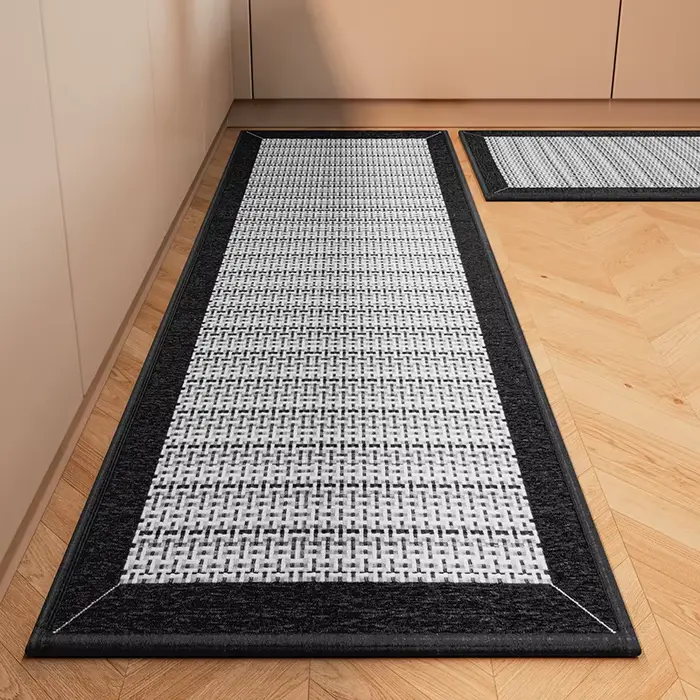 Tapis de sol de cuisine avant évier, tapis de cuisine, absorbant l'eau, sergé antidérapant, polymère