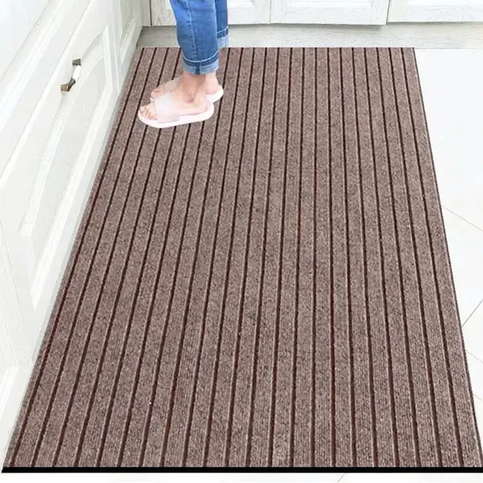 Tapis de sol rayé, tapis d'entrée de maison