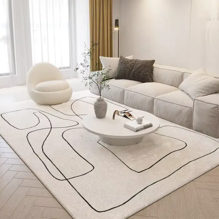 Tapis en peluche de Style nordique