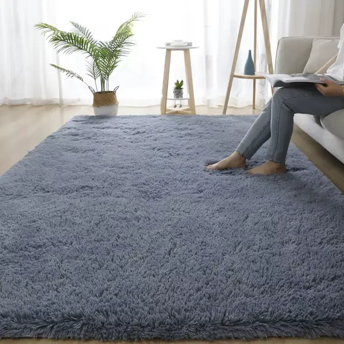 Tapis de salon gris, grand tapis de couloir