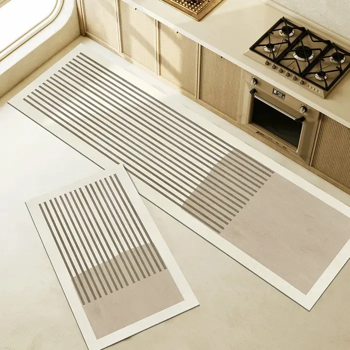 Tapis de sol antidérapant épais, général, de cuisine, à motifs classiques, décoratif multifonctionne
