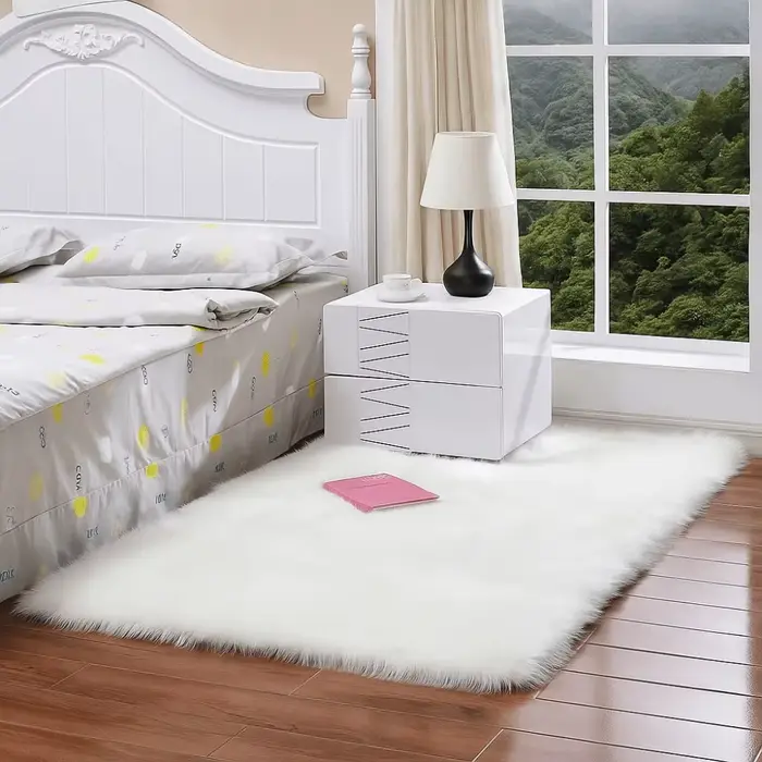 Tapis décoratif doux et moelleux