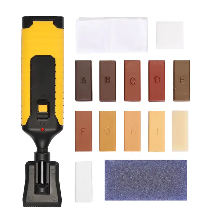 Kit d'outils multifonctionnel de réparation de planchers en bois DIY – Kit de réparation pour rayure