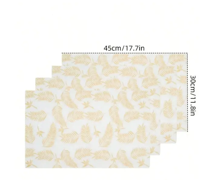 1 lot de 4 tapis déshumidificateurs de réfrigérateur de qualité supérieure - Doublures lavables