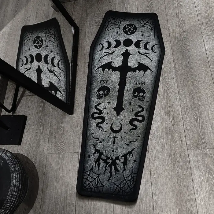 Tapis de style gothique pour chambre à coucher