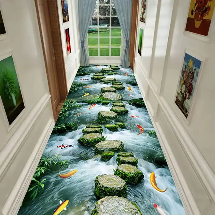 Tapis hypothécaire ami Lea 3D pour salon, aventure amusante, tapis de sol pour chambre d'enfant, lon